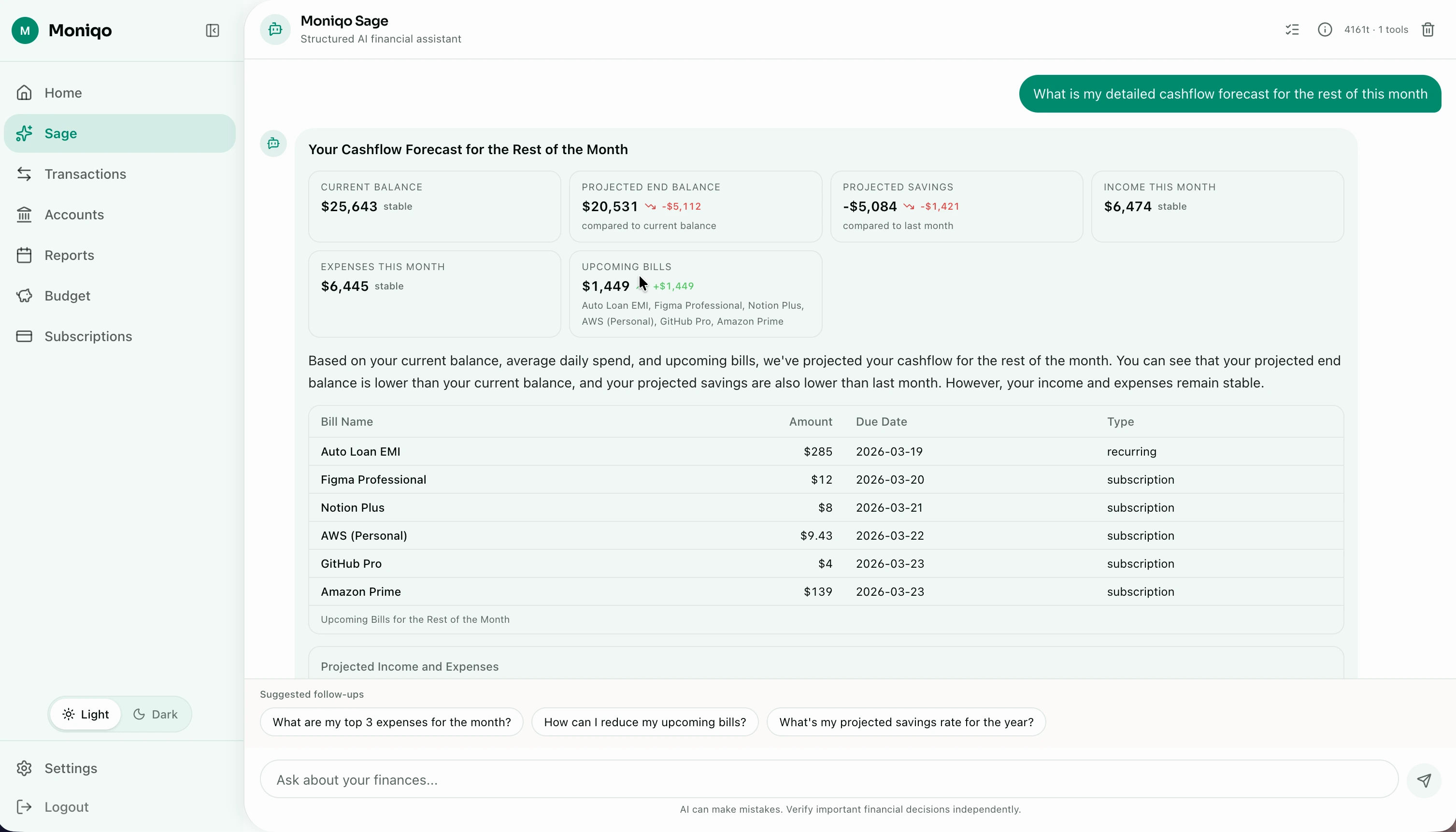 Predictive Cashflow Forecasting